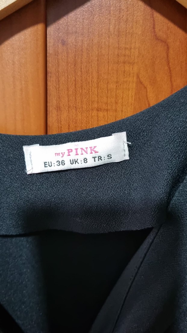 Siyah V Yaka Uzun Tulum - Görsel 3