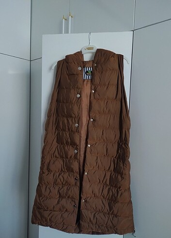 Şişme mont camel