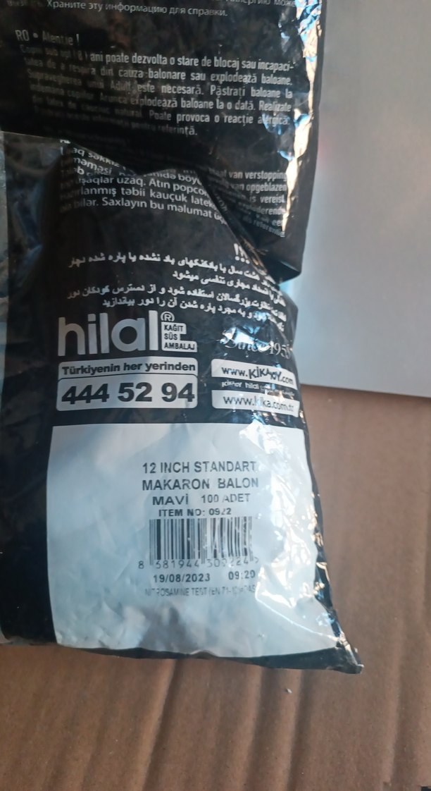 Mavi Balon 100'lü Paket - Görsel 2