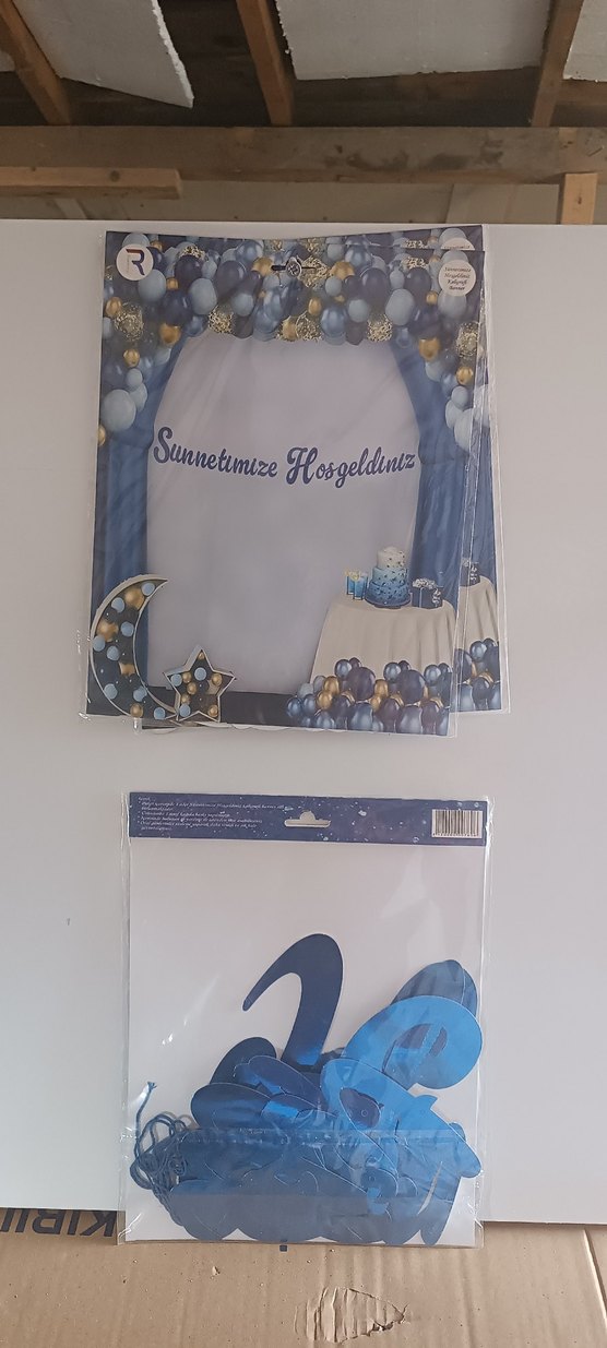 Mavi Sünnet Konuşma Balonları 10'lu - Görsel 2