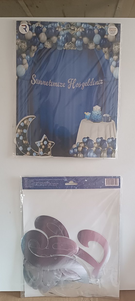 Mavi Sünnet Konuşma Balonları 10'lu - Görsel 4