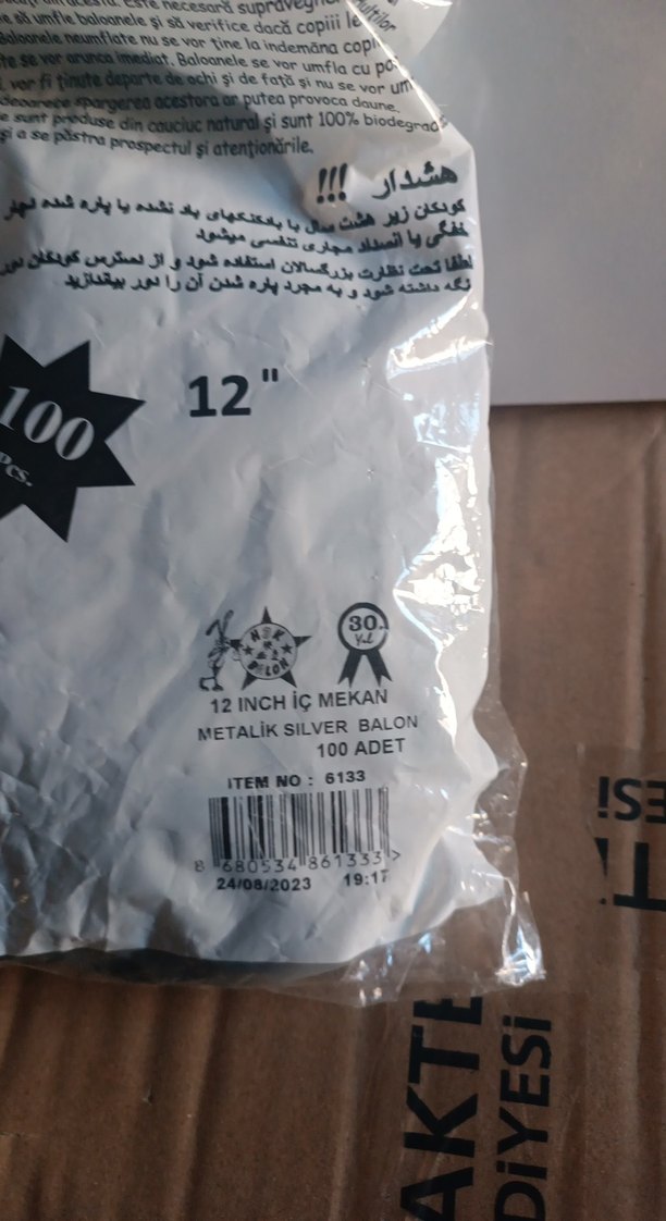 Metalik Gri Parti Balonları 100'lu Paket - Görsel 2