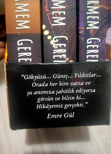 Güneşi söndürmem gerek serisi 