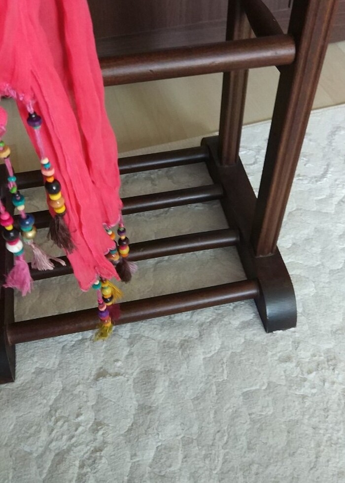 Boncuk oyalı şal  - Görsel 2