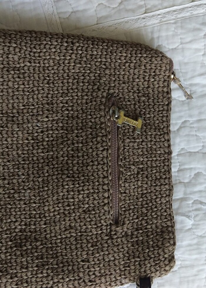 Jüt ipinden el çantası  - Görsel 3
