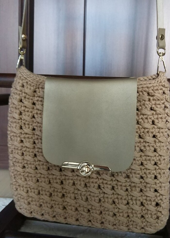 Jüt ipinden çanta  - Görsel 2