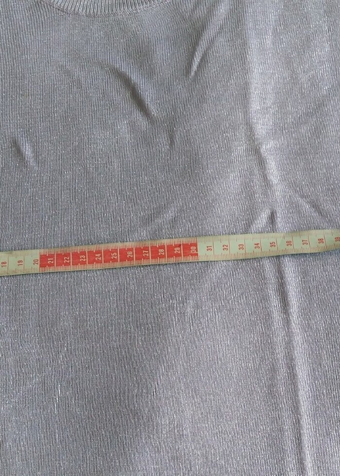 Kadın pırıltılı kolsuz bluz  - Görsel 3