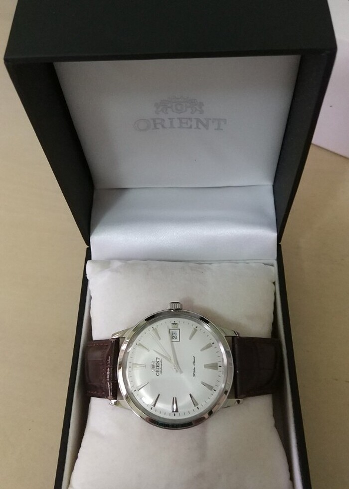Orjinal sıfır tam otomatik Orient marka erkek saati - Görsel 2