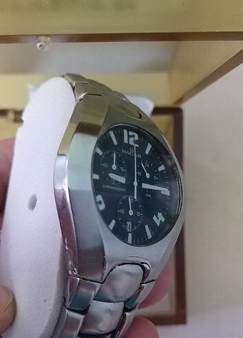 Nacar marka sıfırdan farksız erkek saat - Görsel 5