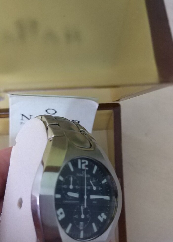 Nacar marka sıfırdan farksız erkek saat - Görsel 3