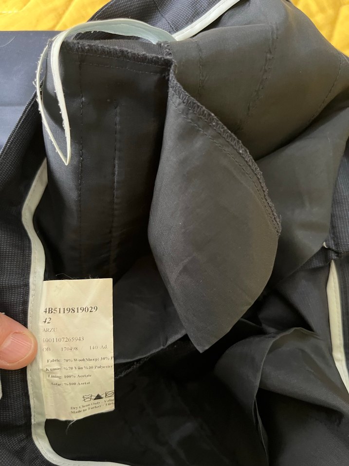 Lacivert Beymen business Kadın Kumaş Pantolon - Görsel 5