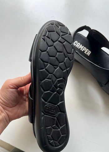 Camper balloon model Siyah Kadın Dolgu Topuklu Sandalet38 numara - Görsel 11