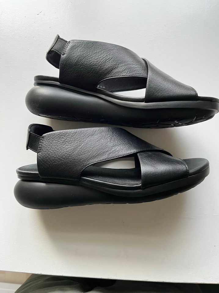 Camper balloon model Siyah Kadın Dolgu Topuklu Sandalet38 numara - Görsel 4