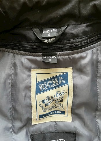 Düğmeli Siyah Denim Biker Ceket - Görsel 7