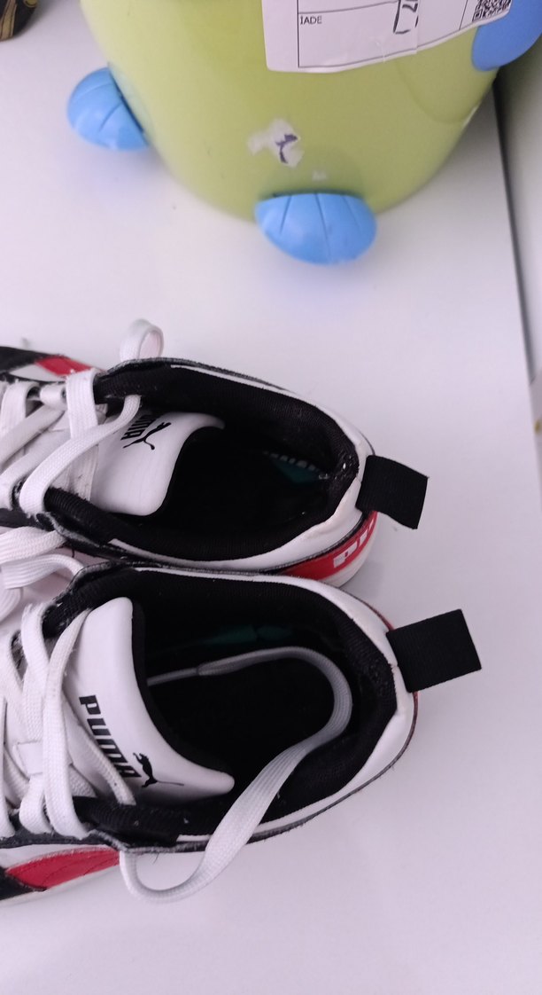 Beyaz Puma Erkek Spor Ayakkabı Bağcıkları - Görsel 2