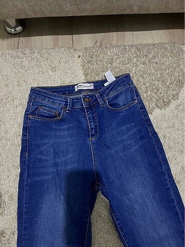 27 Beden mavi Renk Koton pantolon