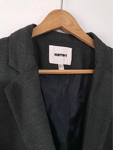 xl Beden Koton Antrasit gri blazer ceket