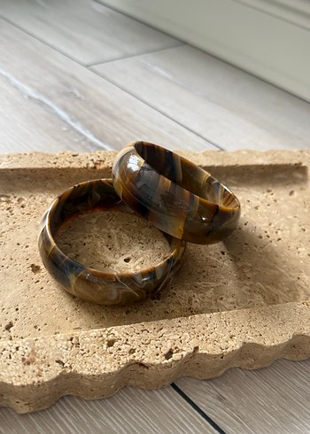 Bej Retro Kadın Bileklik - Görsel 5