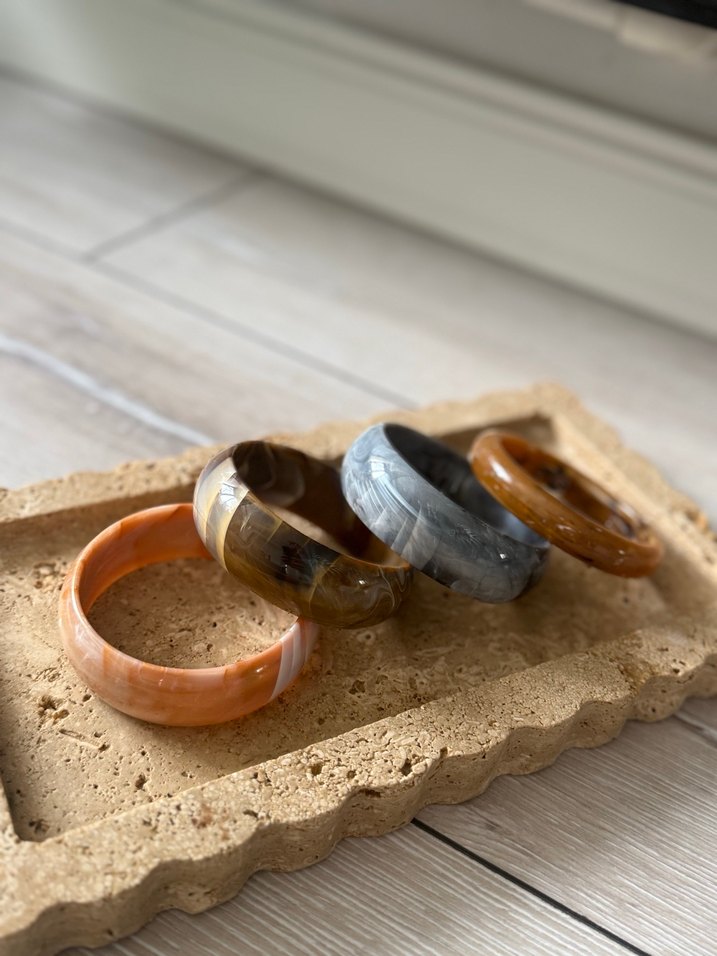 Bej Retro Kadın Bileklik - Görsel 3