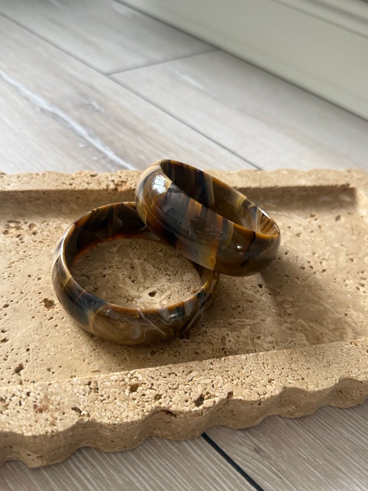 Bej Retro Kadın Bileklik - Görsel 5