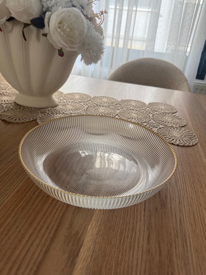 Beyaz Büyük Tabak - Görsel 2