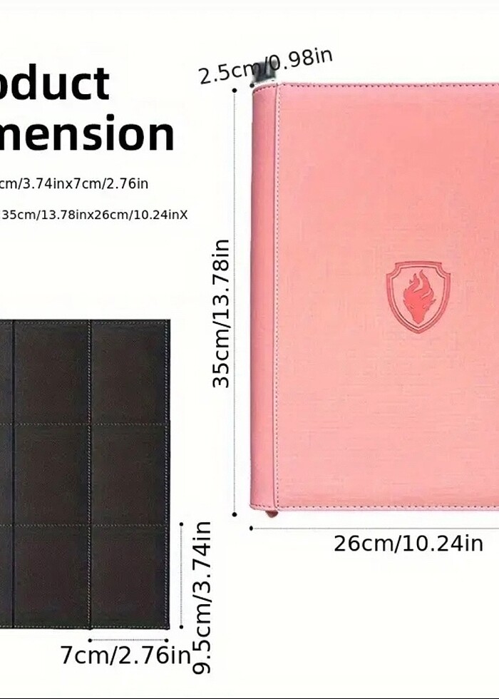 pembe pokemon binder kart albümü - Görsel 2