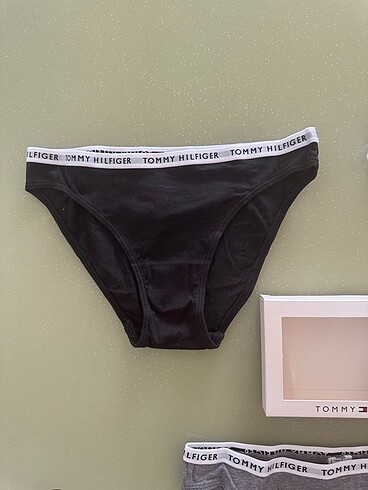 xs Beden siyah Renk Tommy Hilfiger külot set