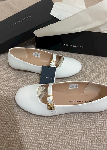 Tommy Hilfiger Beyaz Tokalı Blok Topuklu Kadın Ayakkabı - Görsel 7