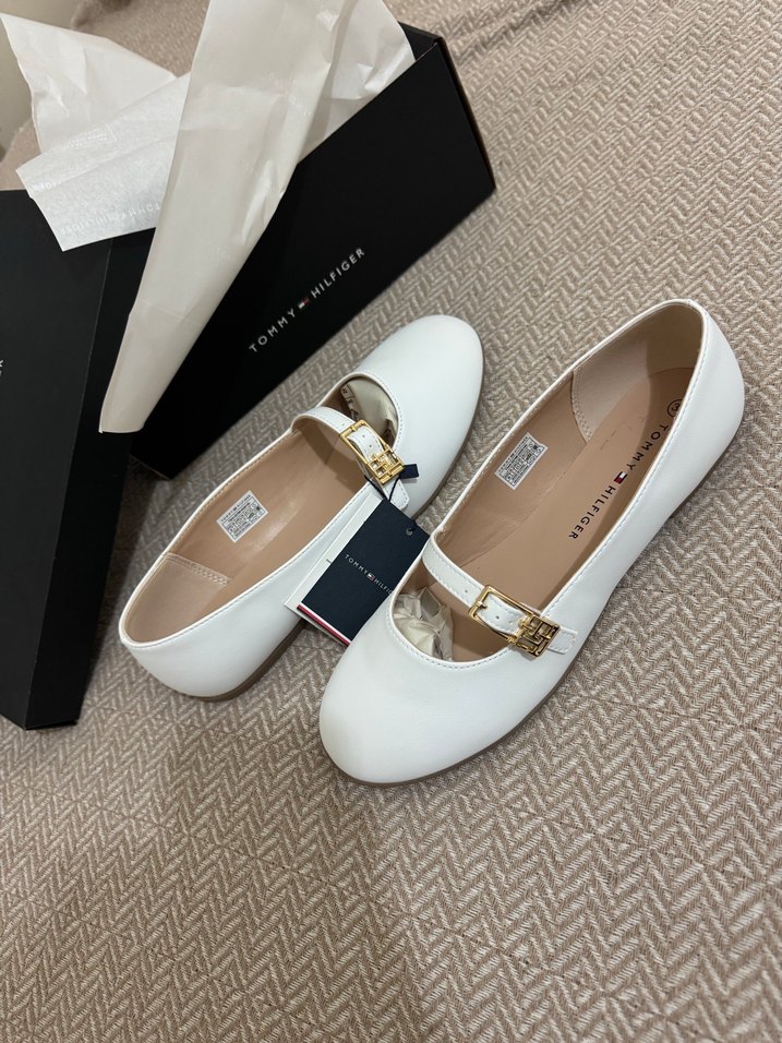 Tommy Hilfiger Beyaz Tokalı Blok Topuklu Kadın Ayakkabı - Görsel 5