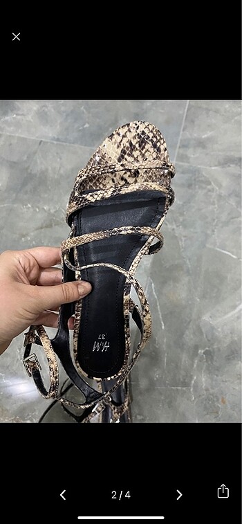 37 Beden H&m sandalet