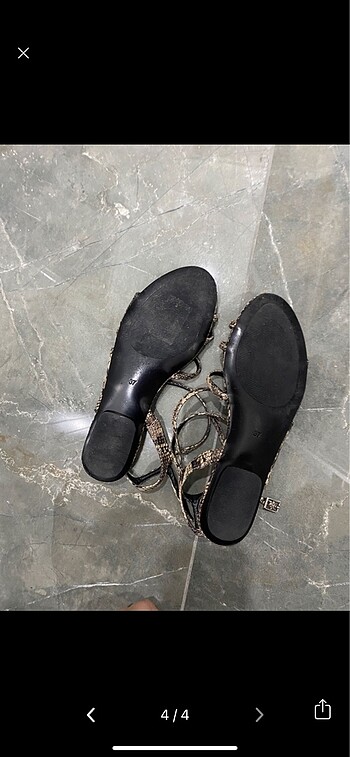 37 Beden kahverengi Renk H&m sandalet