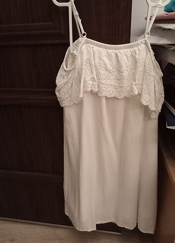 H&M Beyaz yaka Elbise