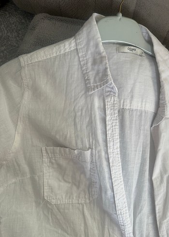 Kadın Beyaz Denim Gömlek - Görsel 5