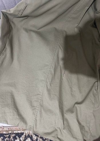 Kadın Haki Midi Keten Trençkot - Görsel 7