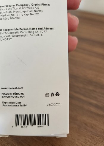 Diğer The CEEL SPF 50 Güneş Koruyucu
