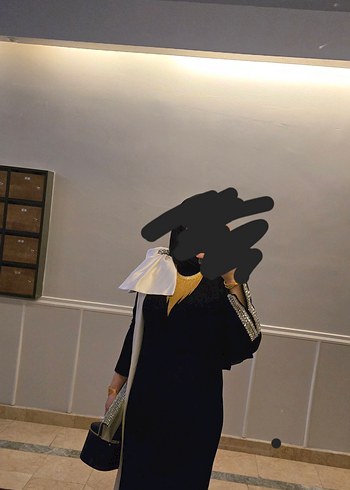 Beyaz Uzun Drapeli abiye düğün Elbisesi - Görsel 2