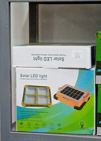 Güneş enerjili lamba