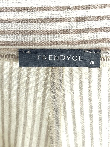 36 Beden çeşitli Renk Trendyol & Milla Kumaş Pantolon %70 İndirimli.