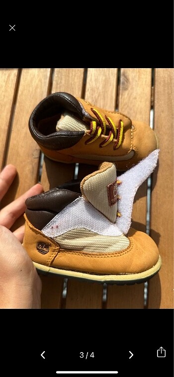 19 Beden Timberland bebek botu