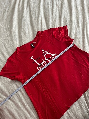 xs Beden kırmızı Renk H&M Crop