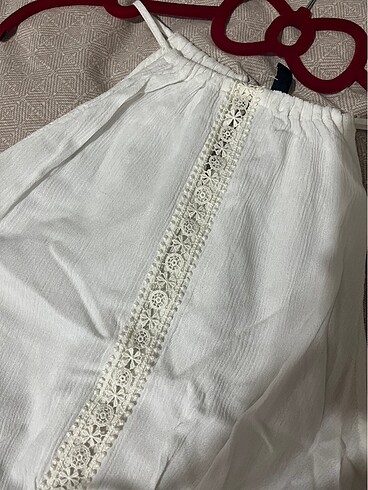 34 Beden beyaz Renk Crop Bluz