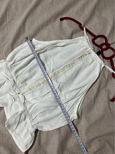 34 Beden Crop Bluz