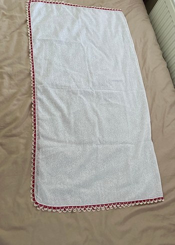 Dantel Detaylı Çeyizlik Kadın Şal / Başörtü - Görsel 2