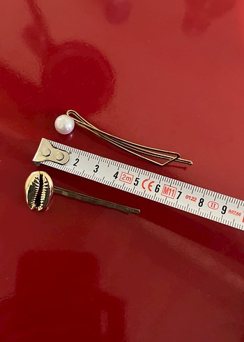 Minimalist Altın Renk Metal Saç Tokası - Görsel 5