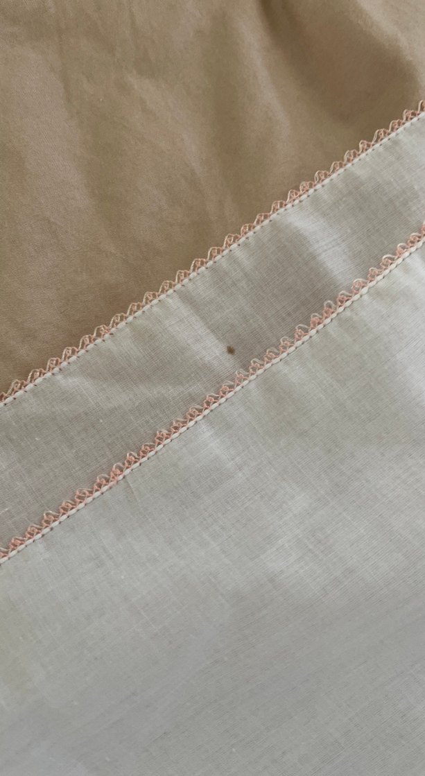 Nakışlı Pembe Dantelli Çeyizlik Şal / Başörtü - Görsel 5