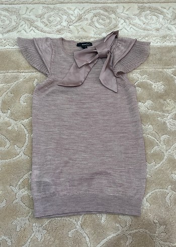 Kısa Kollu Triko Bluz - Görsel 2