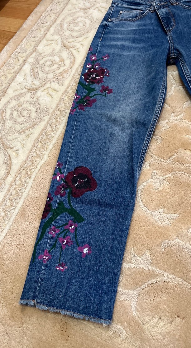 Y2k Vintage Kadın Jean - Görsel 5