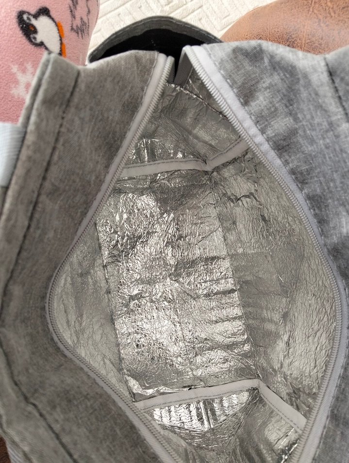 Gri Örgü Malzemeleri Çantası - Görsel 2