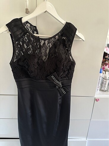 Byblos Kadın siyah dantel elbise