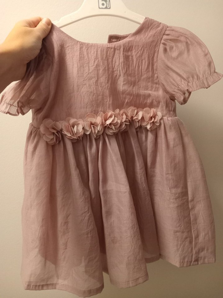 Pembe dogum gunu Kız Elbisesi - Görsel 4